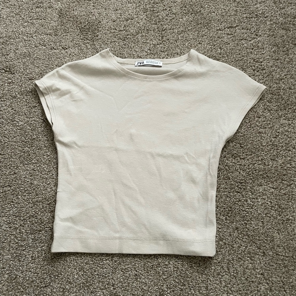 Zara Cream Women's Top